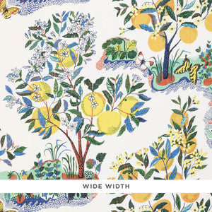 Schumacher Fabric Citrus Garden Sheer Primary 178350