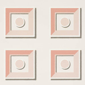 Schumacher Wallpaper Marcel Blush 5009881