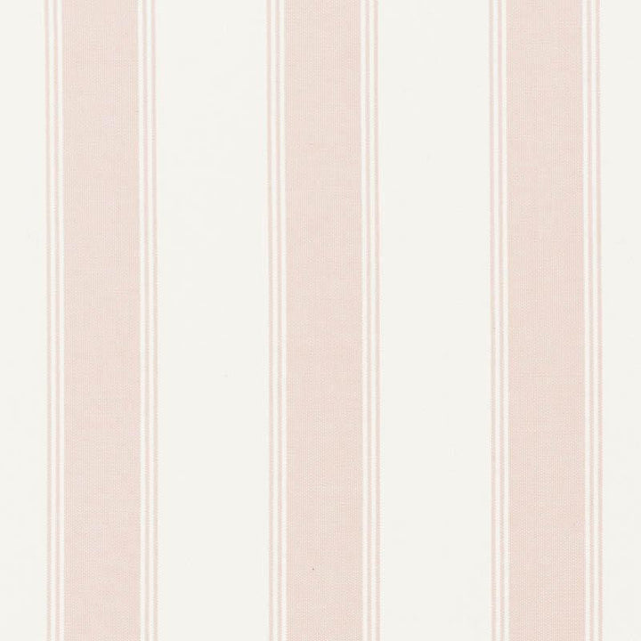 Rafe Stripe Quiet Pink 75820 by Schumacher Designer Fabric Veere Grenney 4.38" - Swanky Fabrics -