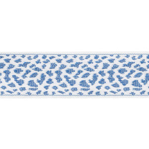 Schumacher Trim Leopard Tape Blue 75850