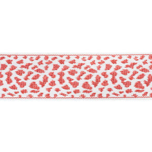 Schumacher Trim Leopard Tape Red 75853