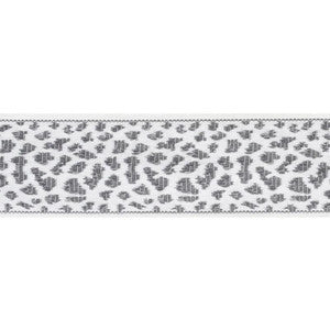 Schumacher Trim Leopard Tape Grey 75855