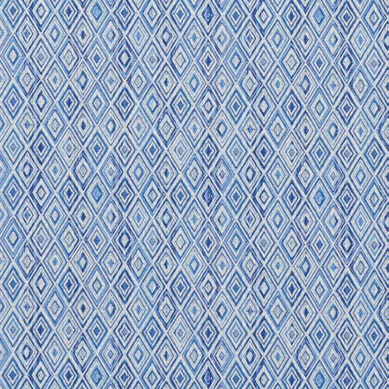 Diamond Strie Indoor/Outdoor Blue 75921 by Schumacher Designer Fabric Indoor/Outdoor: Prints & Wovens 7.0" - Swanky Fabrics -