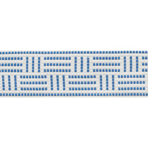 Schumacher Trim Brickell Tape Indoor/Outdoor Blue 75960