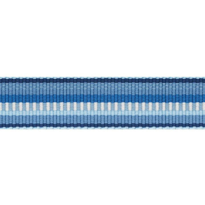 Primavera Tape Narrow Sea 75981 by Schumacher Designer Trim Indoor/Outdoor Prints & Wovens Iii - Swanky Fabrics -