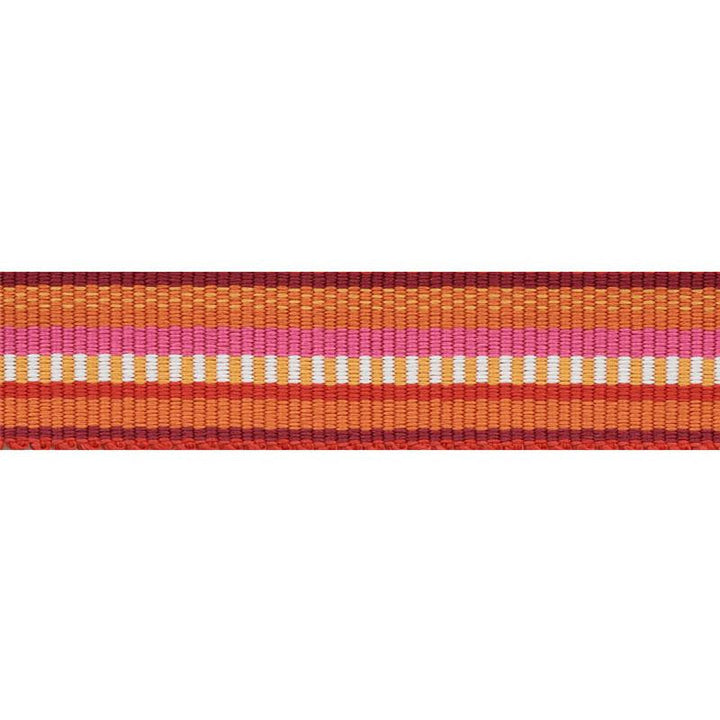 Primavera Tape Narrow Berry 75983 by Schumacher Designer Trim Indoor/Outdoor Prints & Wovens Iii - Swanky Fabrics -