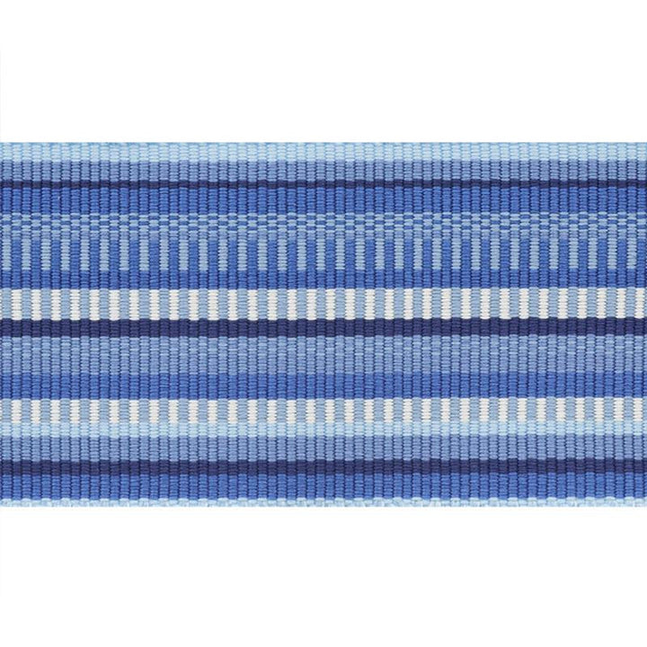 Primavera Tape Wide Sea 75991 by Schumacher Designer Trim Indoor/Outdoor Prints & Wovens Iii - Swanky Fabrics -