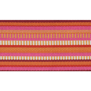 Schumacher Trim Primavera Tape Wide Berry 75993