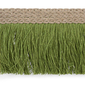 Schumacher Trim Braided Linen Fringe Leaf 76261