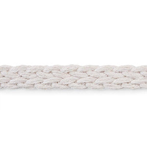Schumacher Trim Braided Linen Tape Narrow Ivory 76275