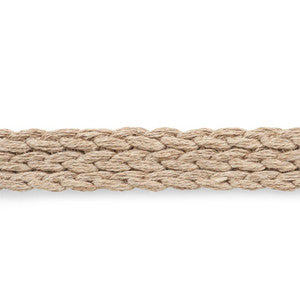 Schumacher Trim Braided Linen Tape Medium Natural 76284