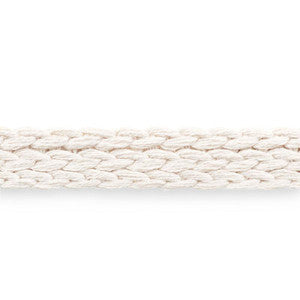 Schumacher Trim Braided Linen Tape Medium Ivory 76285