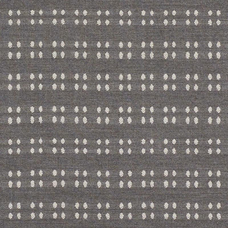 Bolsa Indoor/Outdoor Charcoal 76340 by Schumacher Designer Fabric Indoor/Outdoor: Prints & Wovens 1.25" - Swanky Fabrics -