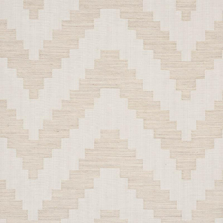 Verne Natural 76530 by Schumacher Designer Fabric World View 13.62" - Swanky Fabrics -