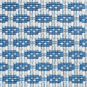 Schumacher Fabric Hickox Indoor/Outdoor Blue 76651
