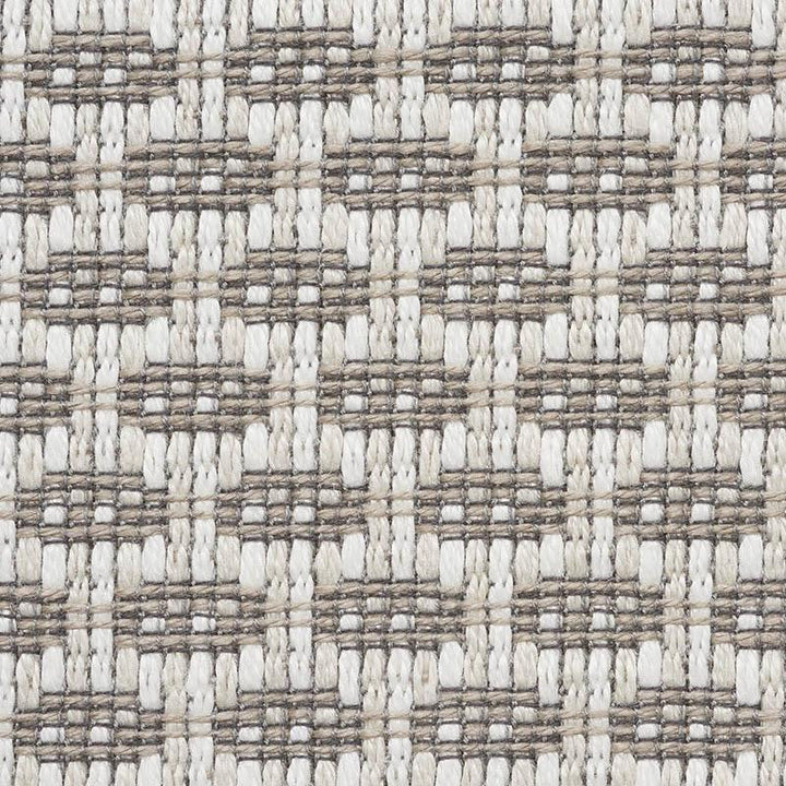 Hickox Indoor/Outdoor Natural 76652 by Schumacher Designer Fabric Indoor/Outdoor Linen 1.0" - Swanky Fabrics -