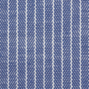 Schumacher Fabric Garter Stripe Indoor/Outdoor Blue 76672
