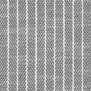 Schumacher Fabric Garter Stripe Indoor/Outdoor Slate 76673