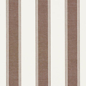 Schumacher Fabric Rafe Stripe Berber Brown 75822