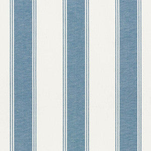 Schumacher Fabric Rafe Stripe Marine 75823