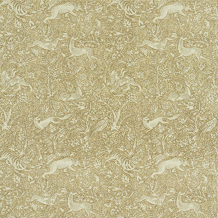 Khan'S Park Gray Beige 2603274 by Schumacher Designer Fabric Luxe Lodge 26.0" - Swanky Fabrics -