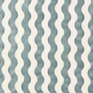 Schumacher Fabric The Wave Velvet Sky 69424