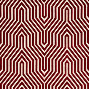 Schumacher Fabric Vanderbilt Velvet Garnet 66196