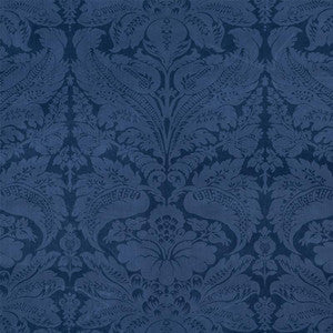 Schumacher Fabric Cordwain Velvet Sapphire 73950