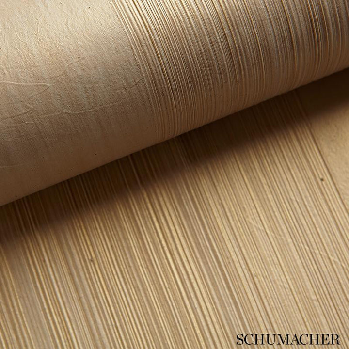 Casual Brush Ivory 2707120 by Schumacher Designer Wallpaper Down To Earth Textured Wallcovering 14.0" - Swanky Fabrics -