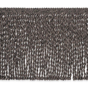Schumacher Trim Bernier Fringe Charcoal 76592