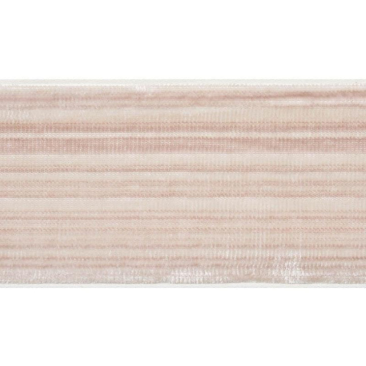 Gaspard Velvet Tape Wide Blush 74240 by Schumacher Designer Trim Statement Trims - Swanky Fabrics -
