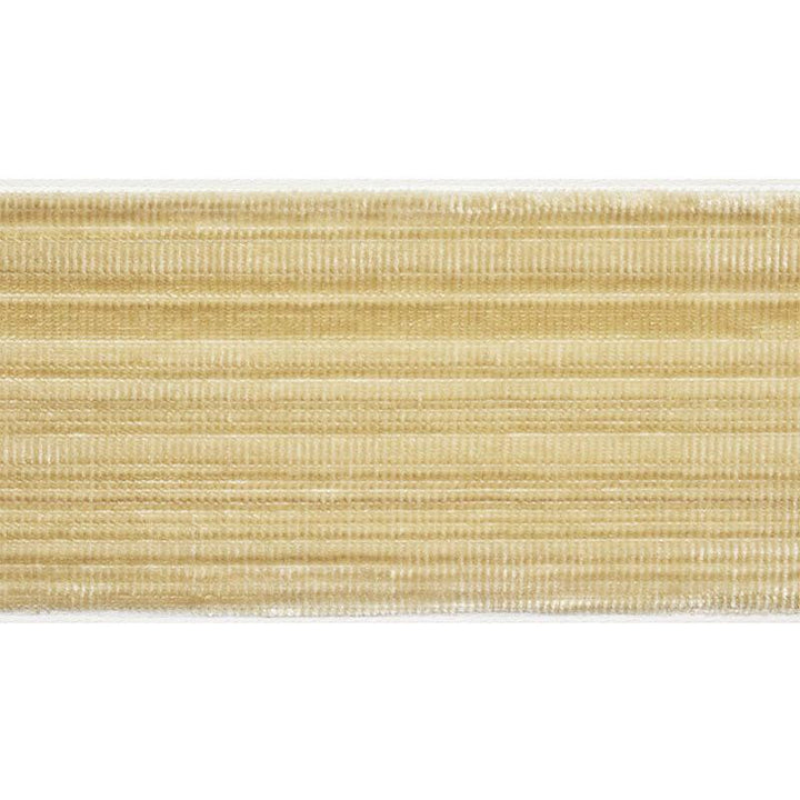 Gaspard Velvet Tape Wide Gold 74241 by Schumacher Designer Trim Statement Trims - Swanky Fabrics -