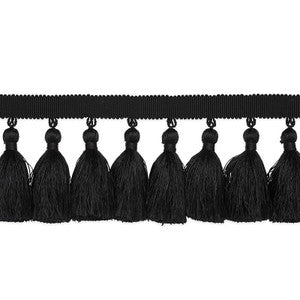 Schumacher Trim Valentin Silk Tassel Black 76805