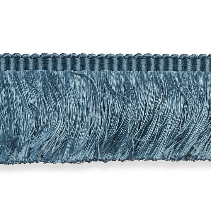 Francois Silk Brush Fringe Cadet 74592 by Schumacher Designer Trim Perfect Basics: Trims & Tassels - Swanky Fabrics -