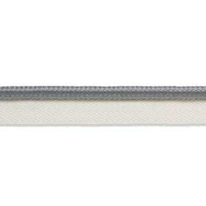 Schumacher Trim Gustave Silk Lip Cord Medium Grey 74553