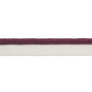 Schumacher Trim Gustave Silk Lip Cord Medium Eggplant 74555