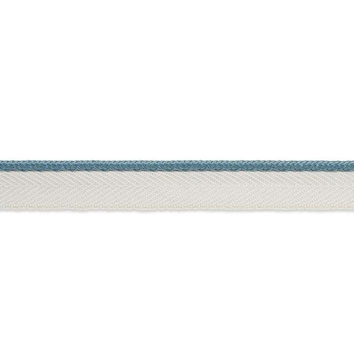 Gustave Silk Lip Cord Narrow Cadet 74532 by Schumacher Designer Trim Perfect Basics: Trims - Swanky Fabrics -