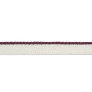 Schumacher Trim Gustave Silk Lip Cord Narrow Eggplant 74535
