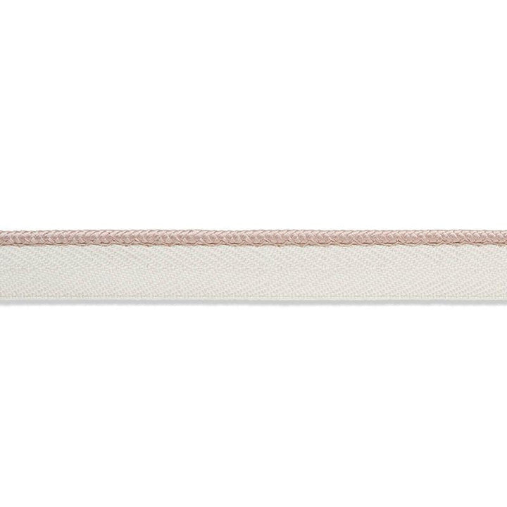 Gustave Silk Lip Cord Narrow Blush 74536 by Schumacher Designer Trim Perfect Basics: Trims - Swanky Fabrics -