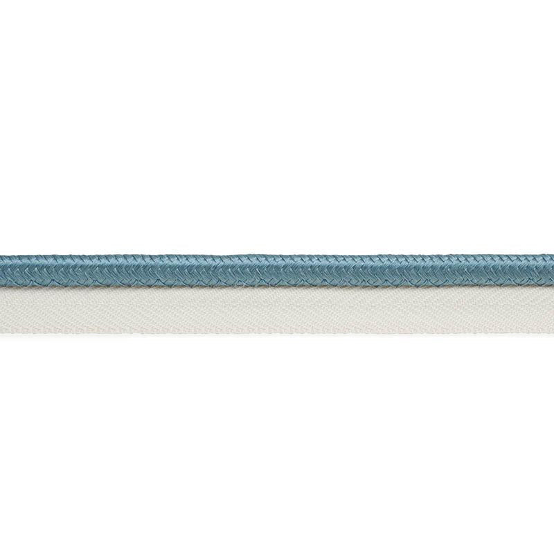 Gustave Silk Lip Cord Wide Cadet 74572 by Schumacher Designer Trim Perfect Basics: Trims - Swanky Fabrics -