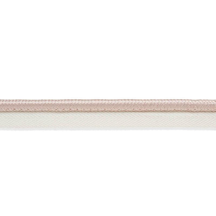 Gustave Silk Lip Cord Wide Blush 74576 by Schumacher Designer Trim Perfect Basics: Trims - Swanky Fabrics -