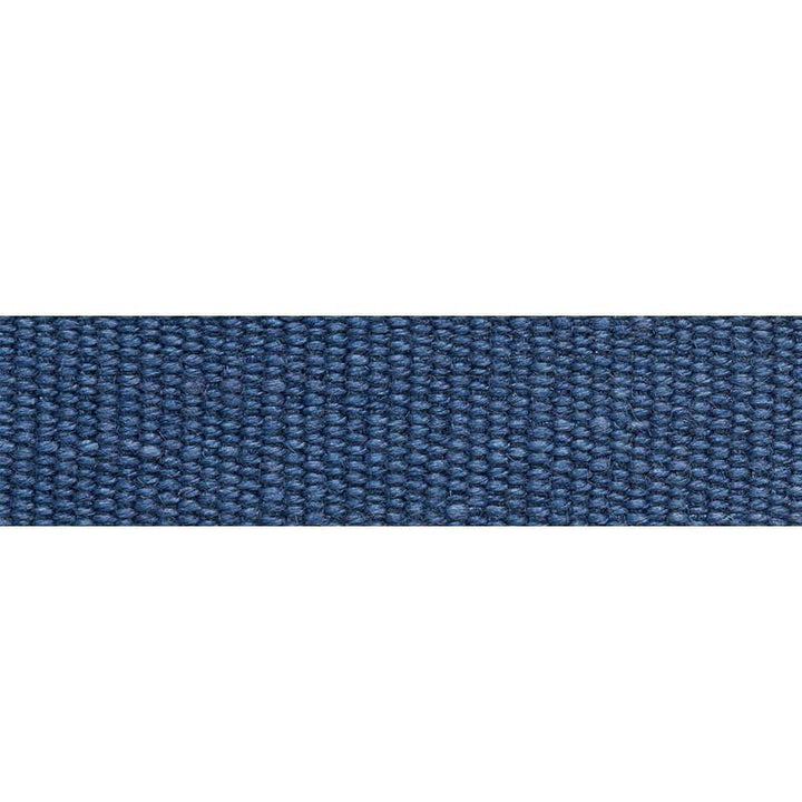 Mathias Linen Tape Narrow Indigo 76831 by Schumacher Designer Trim Perfect Basics: Trims & Tassels - Swanky Fabrics -