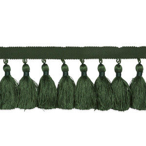 Schumacher Trim Valentin Silk Tassel Emerald 76806
