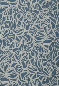 1838 Wallcoverings Wallpaper Purity (Wp) # 03 Prussian Blue