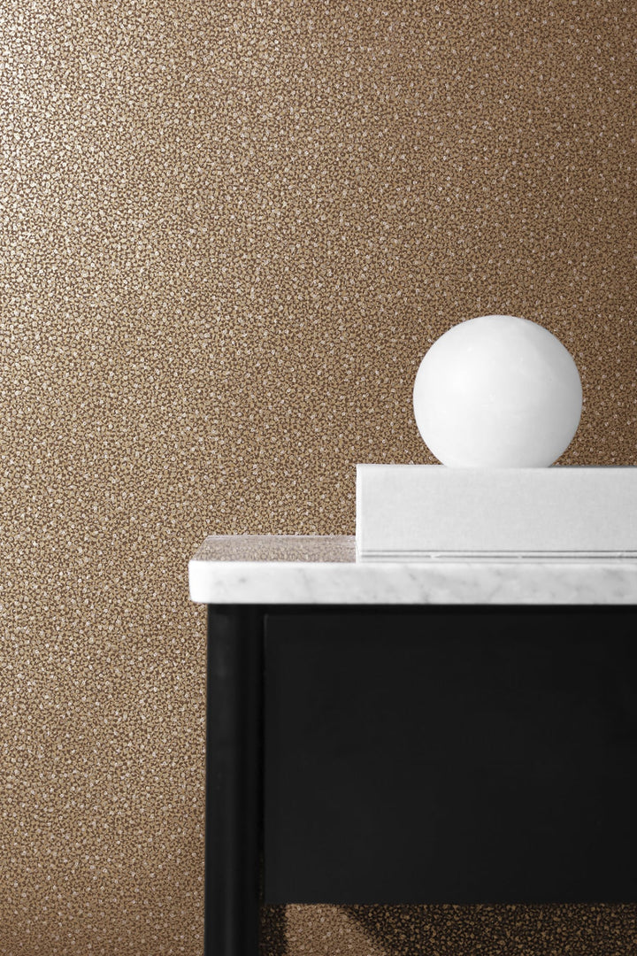 Mica Texture Clay & Copper Glitter 2231606 by Etten Gallerie Designer Wallpaper