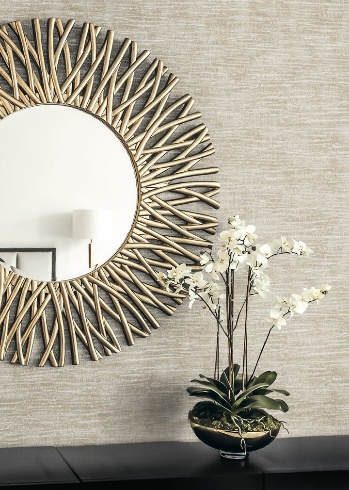 Bark Texture Metallic Taupe 2231818 by Etten Gallerie Designer Wallpaper