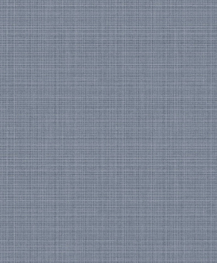 Crosshatch Linen Metallic Slate Blue 2231902 by Etten Gallerie Designer Wallpaper