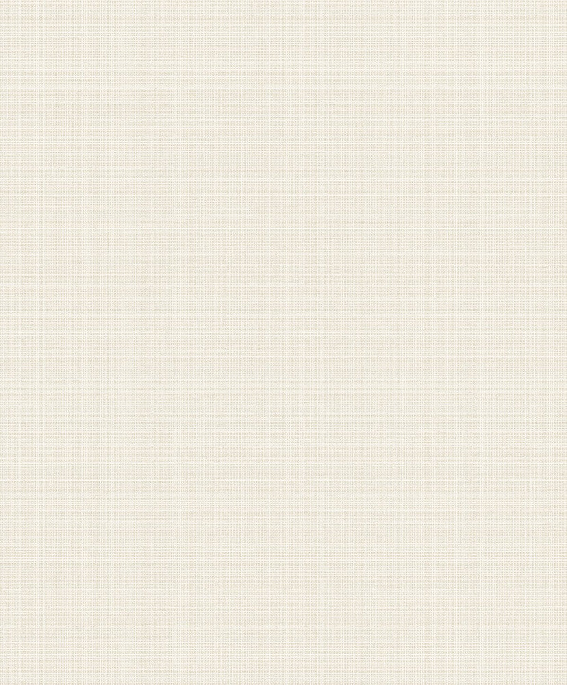 Crosshatch Linen Metallic Ivory 2231903 by Etten Gallerie Designer Wallpaper