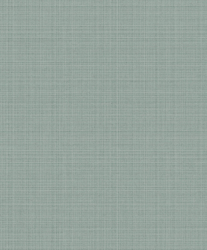 Crosshatch Linen Metallic Sea Green 2231904 by Etten Gallerie Designer Wallpaper