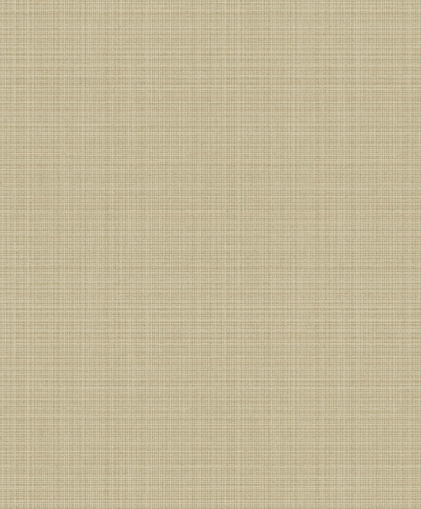 Crosshatch Linen Metallic Khaki 2231905 by Etten Gallerie Designer Wallpaper